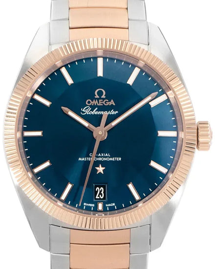 Omega Constellation Globemaster 39MM Blue Dial Two-Tone Bracelet (130.20.39.21.03.001)