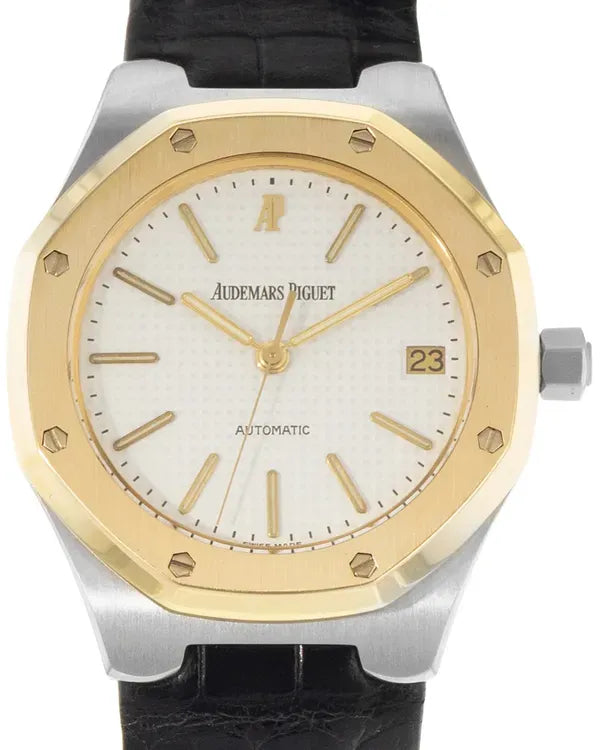 Audemars Piguet Royal Oak 36MM White Dial Leather Strap (14800SA)