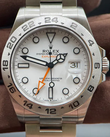 2022 Rolex Explorer II "Polar" 42MM White Dial Oyster Bracelet (226570)