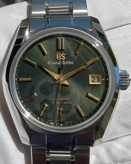 2025 Grand Seiko Heritage Collection Rikka Early Summer 40MM Green Dial Steel Bracelet (SBGH271)
