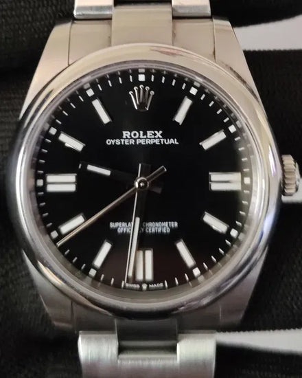 2021 Rolex Oyster Perpetual 41MM Black Dial Oyster Bracelet (124300)