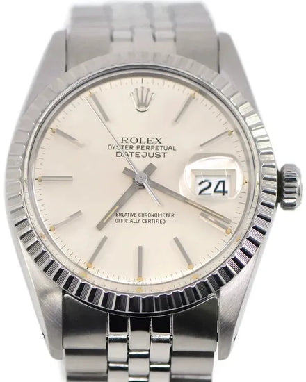Rolex Datejust 36MM Silver Dial Jubilee Bracelet (16030)