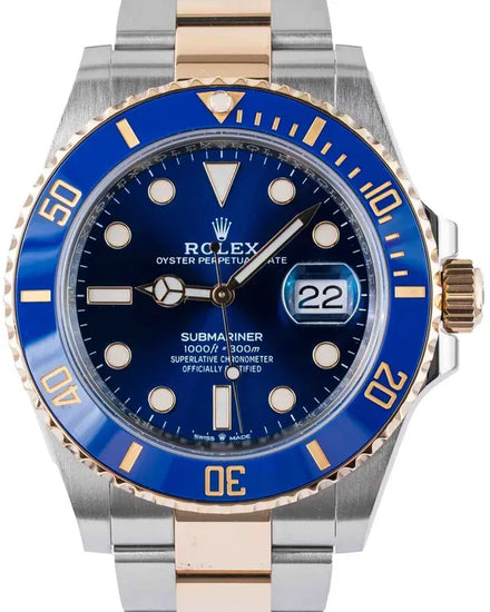 2025 Rolex Submariner Date "Bluesy" 41MM Blue Dial Two-Tone Oyster Bracelet (126613LB)