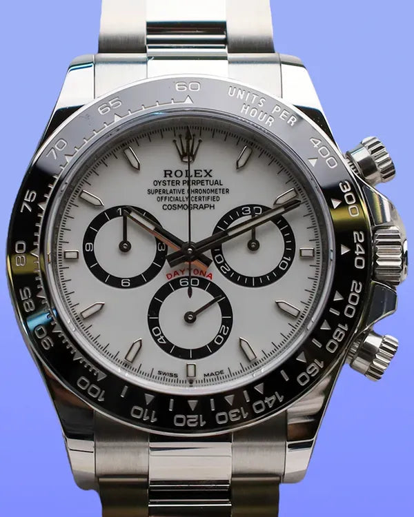 2025 Rolex Cosmograph Daytona "Panda" 40MM White Dial Oyster Bracelet