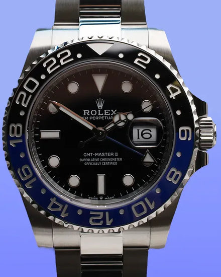 2025 Rolex GMT-Master II "Batman" 40MM Black Dial Oyster Bracelet (126710BLNR)