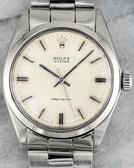 Rolex Oyster Precision 34MM Silver Dial Oyster Bracelet (6426)