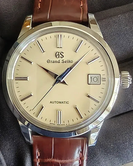 2025 Grand Seiko Elegance Collection 39.5MM Champagne Dial Leather Strap (SBGR261G)