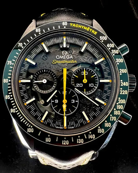 2021 Omega Speedmaster Dark Side of the Moon "Apollo 8" 44.25MM Black Dial Leather Strap (311.92.44.30.01.001)
