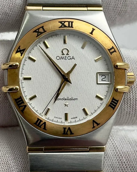 Omega Constellation 35.5MM Silver Dial Two-Tone Bracelet (1202.30.00)