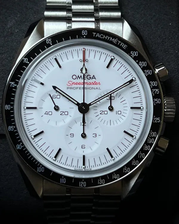 2025 Omega Speedmaster Professional Moonwatch 42MM White Dial Steel Bracelet (310.30.42.50.04.001)