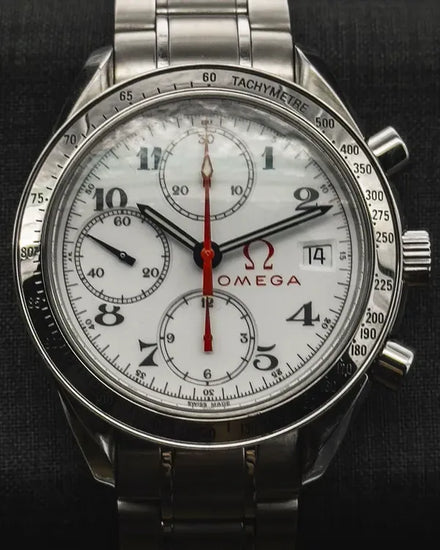 Omega Speedmaster Date “Olympic Collection” 39MM White Dial Steel Bracelet (3515.20)