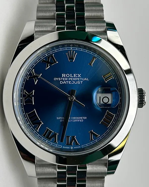 2025 Rolex Datejust 41MM Blue Dial Jubilee Bracelet (126300)