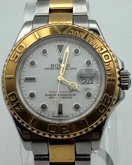 Rolex Yacht-Master 40MM White Dial Two-Tone Oyster Bracelet (16623)