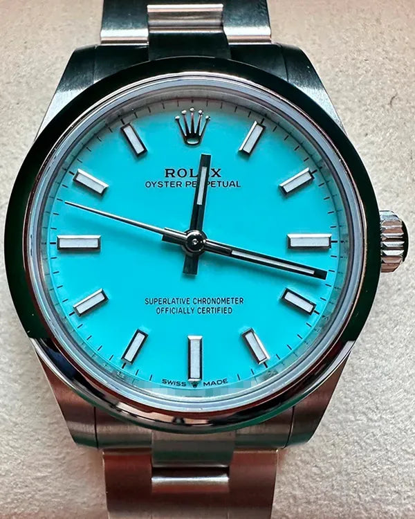 2025 Rolex Oyster Perpetual 31MM "Tiffany" Blue Dial Oyster Bracelet (277200)