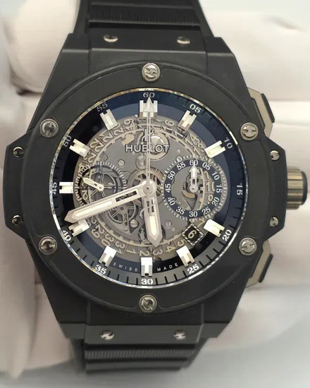 Hublot King Power 48MM Skeleton Dial Rubber Strap (701.CI.0170.RX)