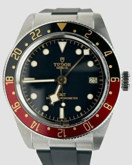 2025 Tudor Black Bay 58' GMT "Coke" 39MM Black Dial Rubber Strap (7939G1A0NRU)