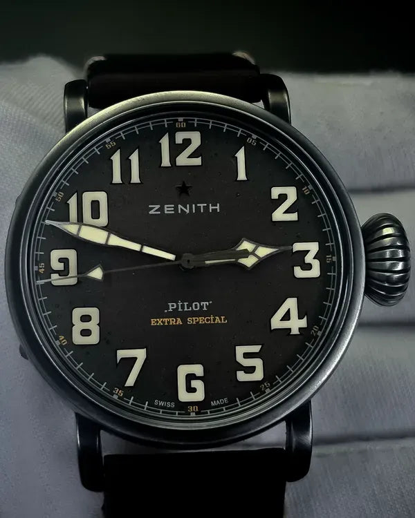 2018 Zenith Pilot Type 20 Extra Special 45MM Grey Dial Leather Strap (11.2430.679/21.C801)