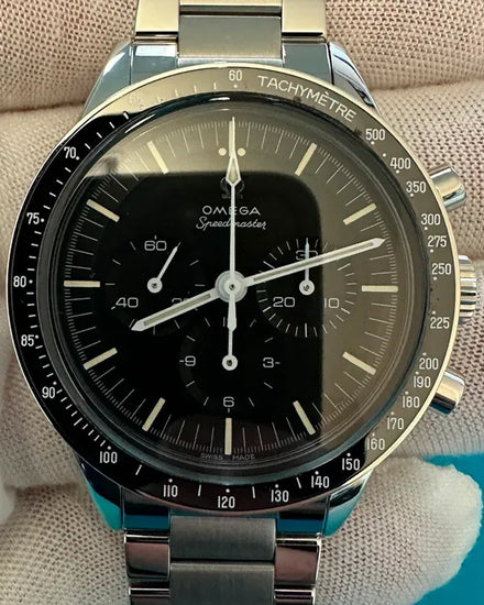 2024 Omega Speedmaster Calibre 321 39.7MM Black Dial Steel Bracelet (311.30.40.30.01.001)