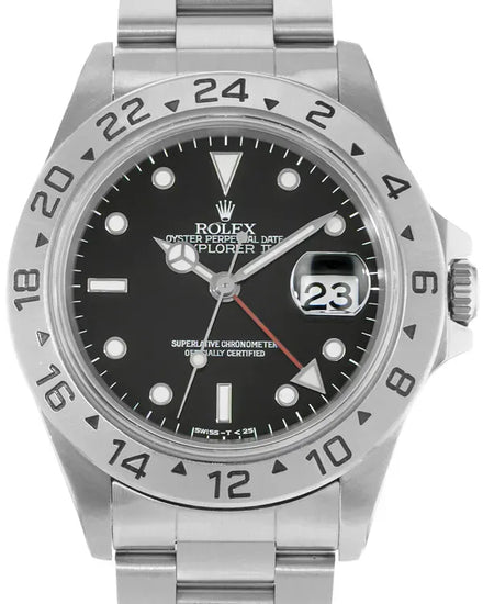 Rolex Explorer II 40MM Black Dial Oyster Bracelet (16570)