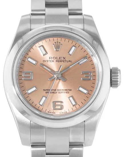 Rolex Oyster Perpetual 26MM Pink Dial Oyster Bracelet (176200)
