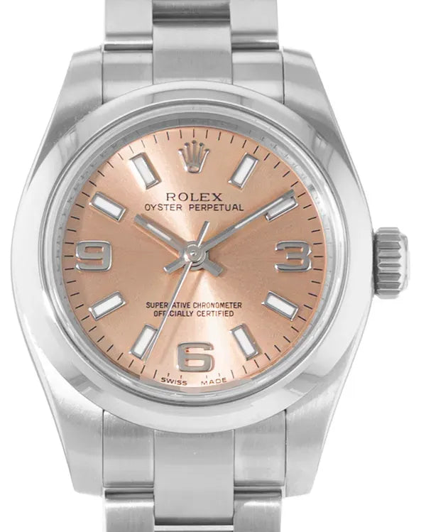 Rolex Oyster Perpetual 26MM Pink Dial Oyster Bracelet (176200)