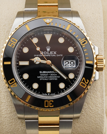 Rolex Submariner Date 41MM Black Dial Two-Tone Oyster Bracelet (126613LN)