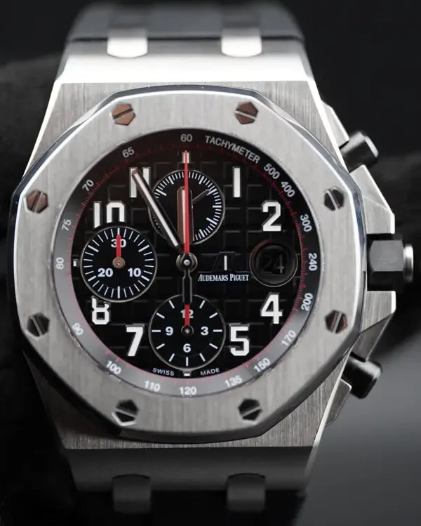 2015 Audemars Piguet Royal Oak Offshore 42MM Black Dial Rubber Strap (26470ST)
