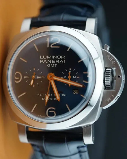 2017 Panerai Luminor Equation of Time GMT S.E. 47MM Blue Dial Leather Strap (PAM00670)