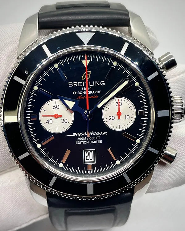 Breitling Superocean Heritage L.E. 46MM Black Dial Rubber Strap (A23320)