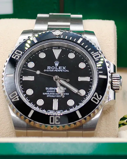 2017 Rolex Submariner No Date 40MM Black Dial Oyster Bracelet (114060)