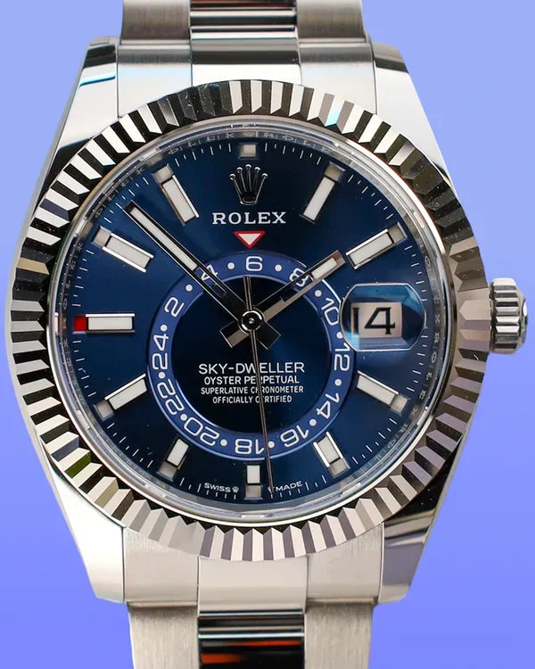 2025 Rolex Sky-Dweller 42MM Blue Dial Oyster Bracelet (336934)