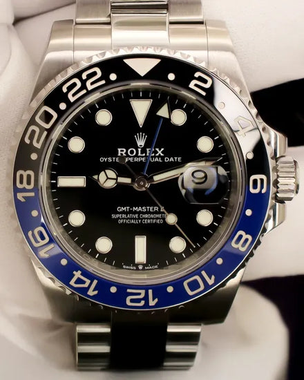 2023 Rolex GMT-Master II "Batman" 40MM Black Dial Oyster Bracelet (126710BLNR)