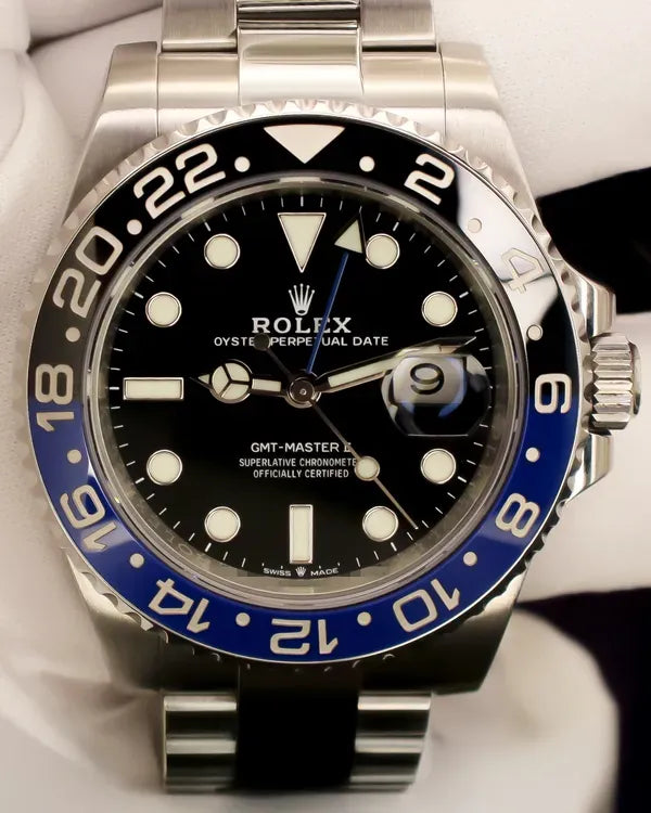 2023 Rolex GMT-Master II "Batman" 40MM Black Dial Oyster Bracelet (126710BLNR)