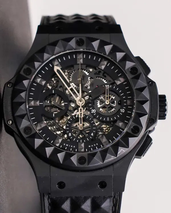 2013 Hublot Big Bang "Depeche Mode" L.E. 44MM Skeleton Dial Leather Strap (311.CI.1170.VR.DPM13)