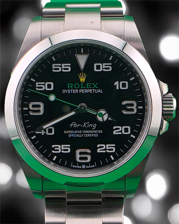 2022 Rolex Air-King 40MM Black Dial Steel Bracelet (126900)