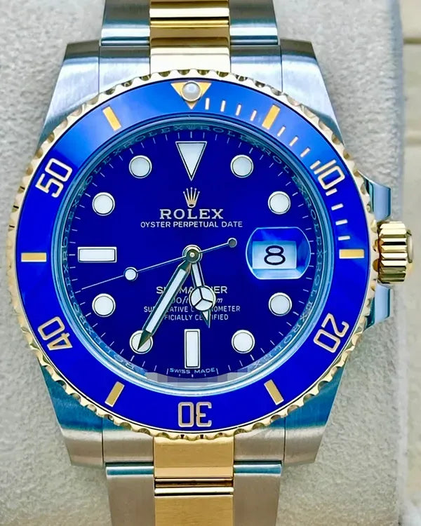 2019 Rolex Submariner Date "Bluesy" 40MM Blue Dial Two-Tone Oyster Bracelet (116613LB)
