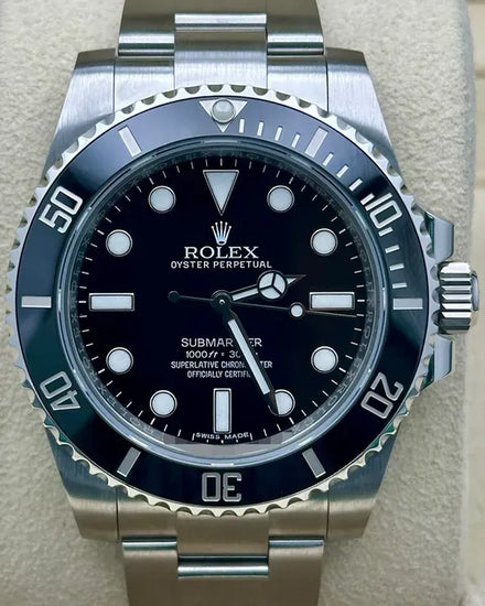 2017 Rolex Submariner No Date 40MM Black Dial Oyster Bracelet (114060)