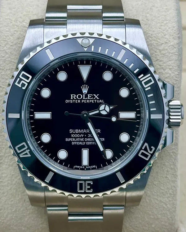 2017 Rolex Submariner No Date 40MM Black Dial Oyster Bracelet (114060)