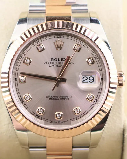 2023 Rolex Datejust 41MM Sundust Dial Two-Tone Oyster Bracelet (126331)