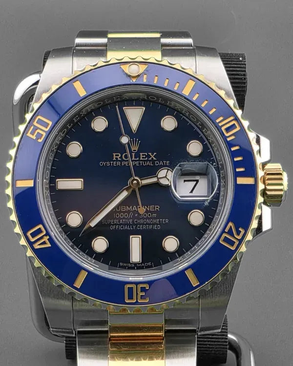 2020 Rolex Submariner Date "Bluesy" 40MM Blue Dial Two-Tone Oyster Bracelet (116613LB)