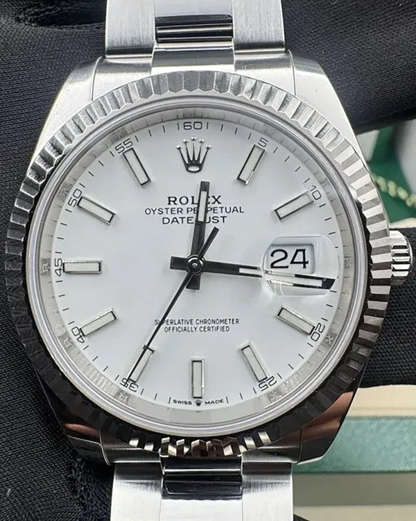 2019 Rolex Datejust 41MM Silver Dial Jubilee Bracelet (126334)
