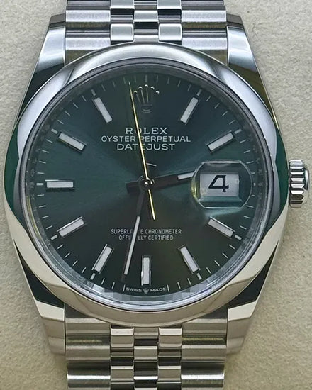 2025 Rolex Datejust 36MM Green Dial Jubilee Bracelet (126200)
