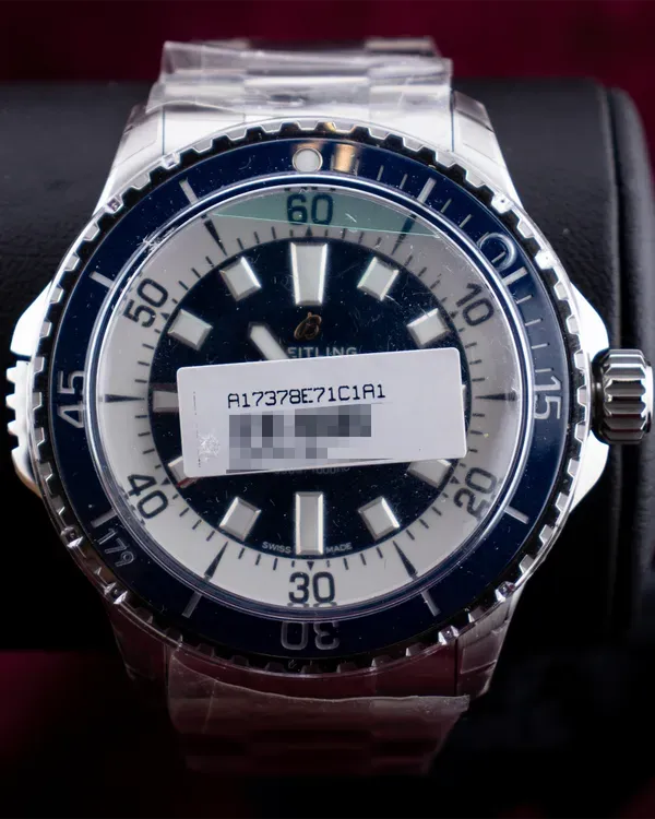 Breitling Superocean 46MM Blue Dial Steel Bracelet (A17378)
