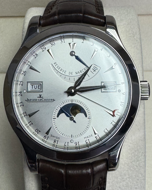 2013 Jaeger-LeCoultre Master Calendar 40MM Silver Dial Leather Strap (Q151842A)