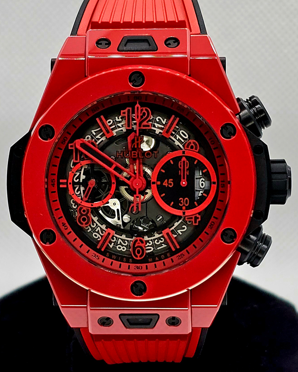 Hublot Big Bang Unico "Red Magic" L.E. 45MM Skeleton Dial Rubber Strap (411.CF.8513.RX)