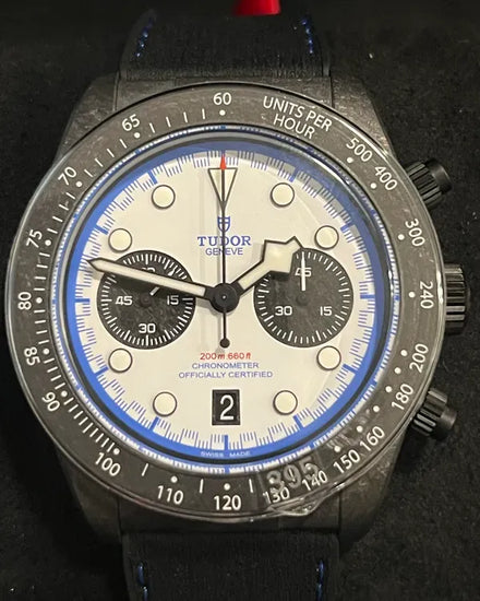 2025 Tudor Black Bay "Carbon 25" L.E. 42MM White Dial Rubber Strap (79377KN)