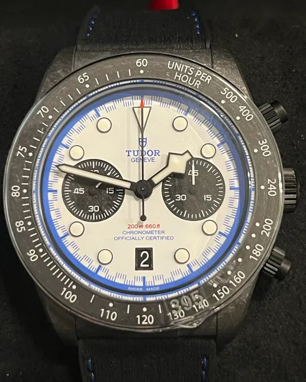 2025 Tudor Black Bay "Carbon 25" L.E. 42MM White Dial Rubber Strap (79377KN)