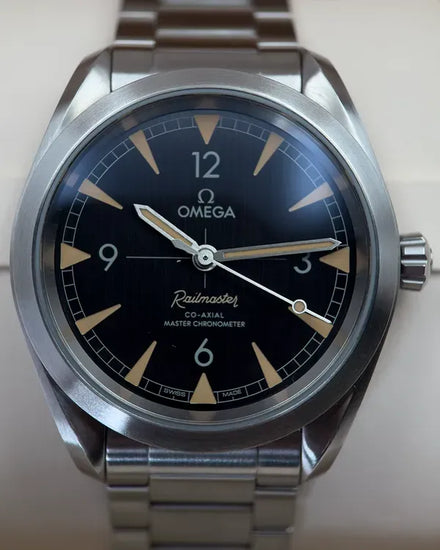 2023 Omega Seamaster Railmaster 40MM Black Dial Steel Bracelet (220.10.40.20.01.001)