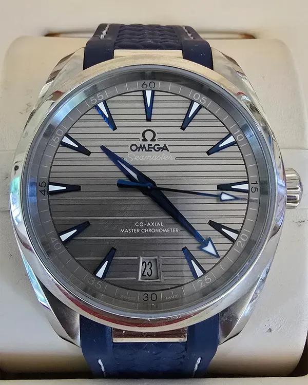Omega Seamaster Aqua Terra 150M 41MM Grey Dial Rubber Strap (220.12.41.21.06.001)
