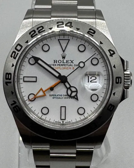 2021 Rolex Explorer II "Polar" 42MM White Dial Oyster Bracelet (226570)